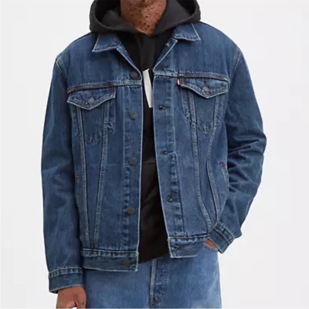 Levi’s‎ Denim Standard Trucker Jean Jacket Blue Small